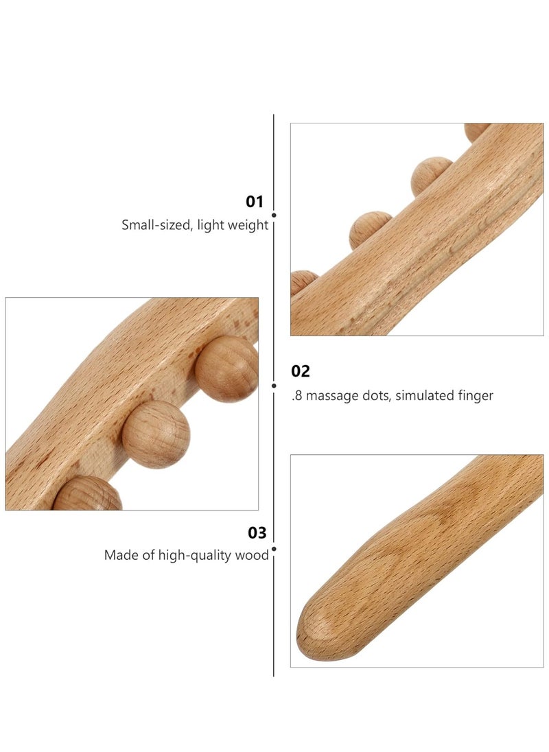 Arabest - Wooden Body Gua Sha Tool Set, Wood Therapy Massage Tools, Leg Back Neck Massager for Lymphatic Drainage, Body Shaping, Pain Relief(6 in 1) - Image 1