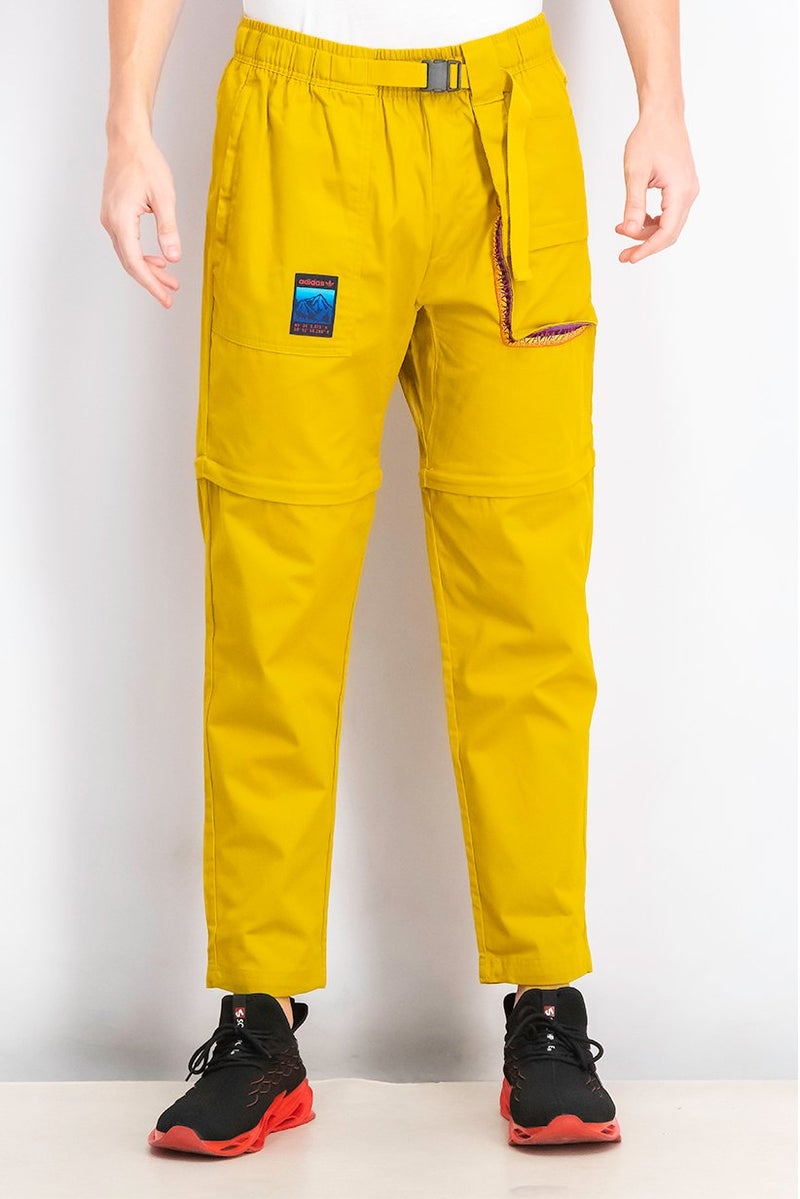 adidas Originals Men Sportswear Fit Training Cargo Trouser, Mustard - Image 1