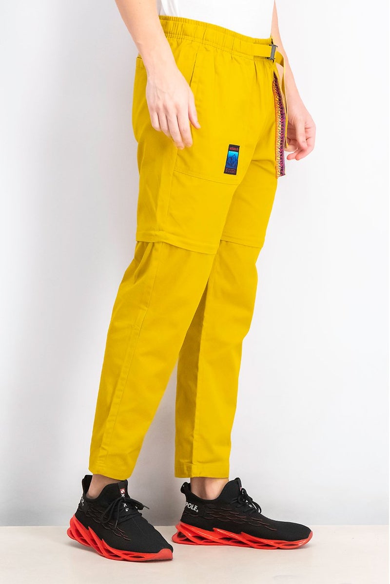 adidas Originals Men Sportswear Fit Training Cargo Trouser, Mustard - Image 2