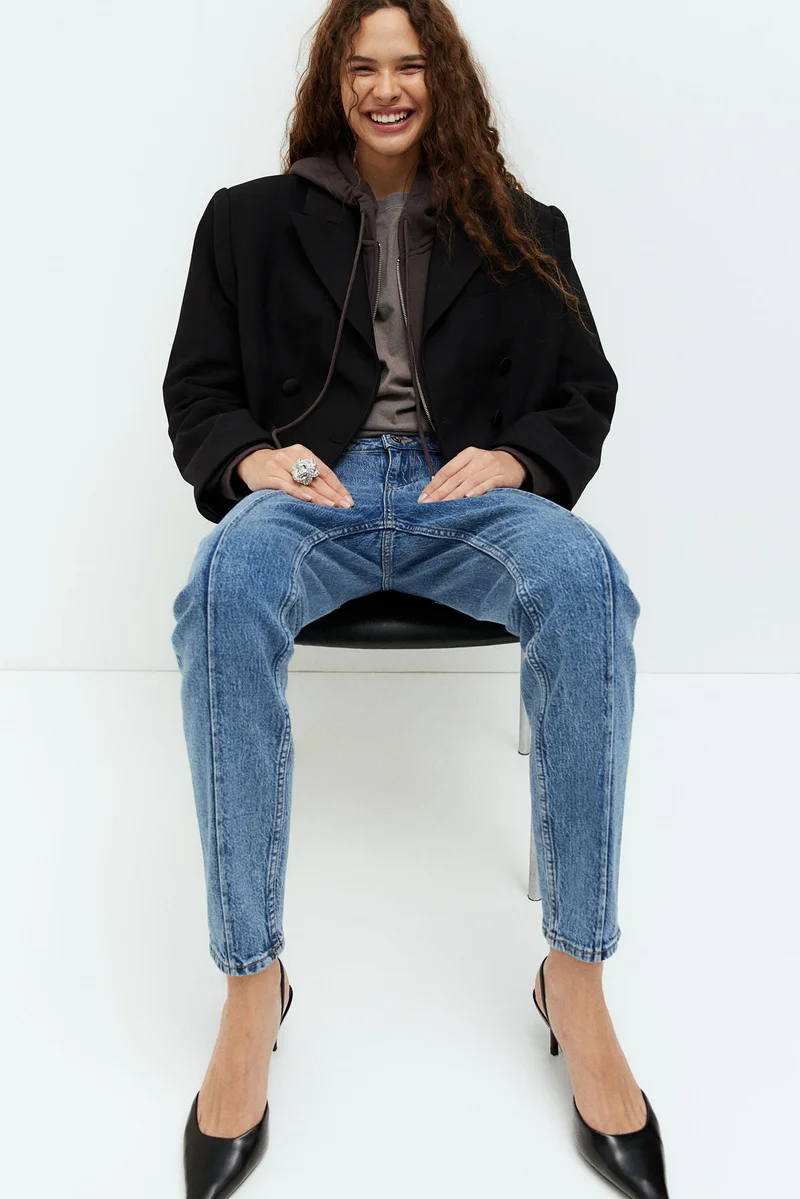 H&M Slim Straight Low Ankle Jeans