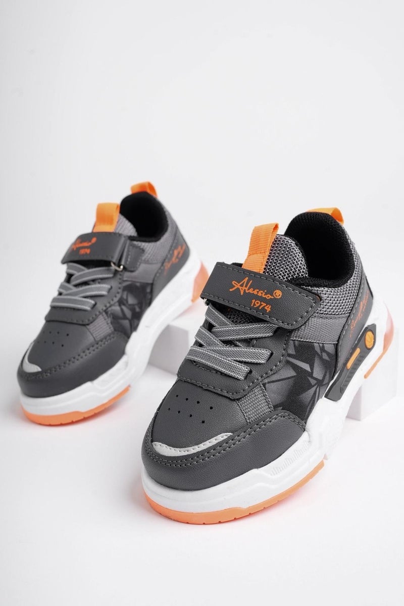 muggo Dory Guaranteed Luminous Laced and Velcro Children's Sneaker Sports Shoes  - Image 2