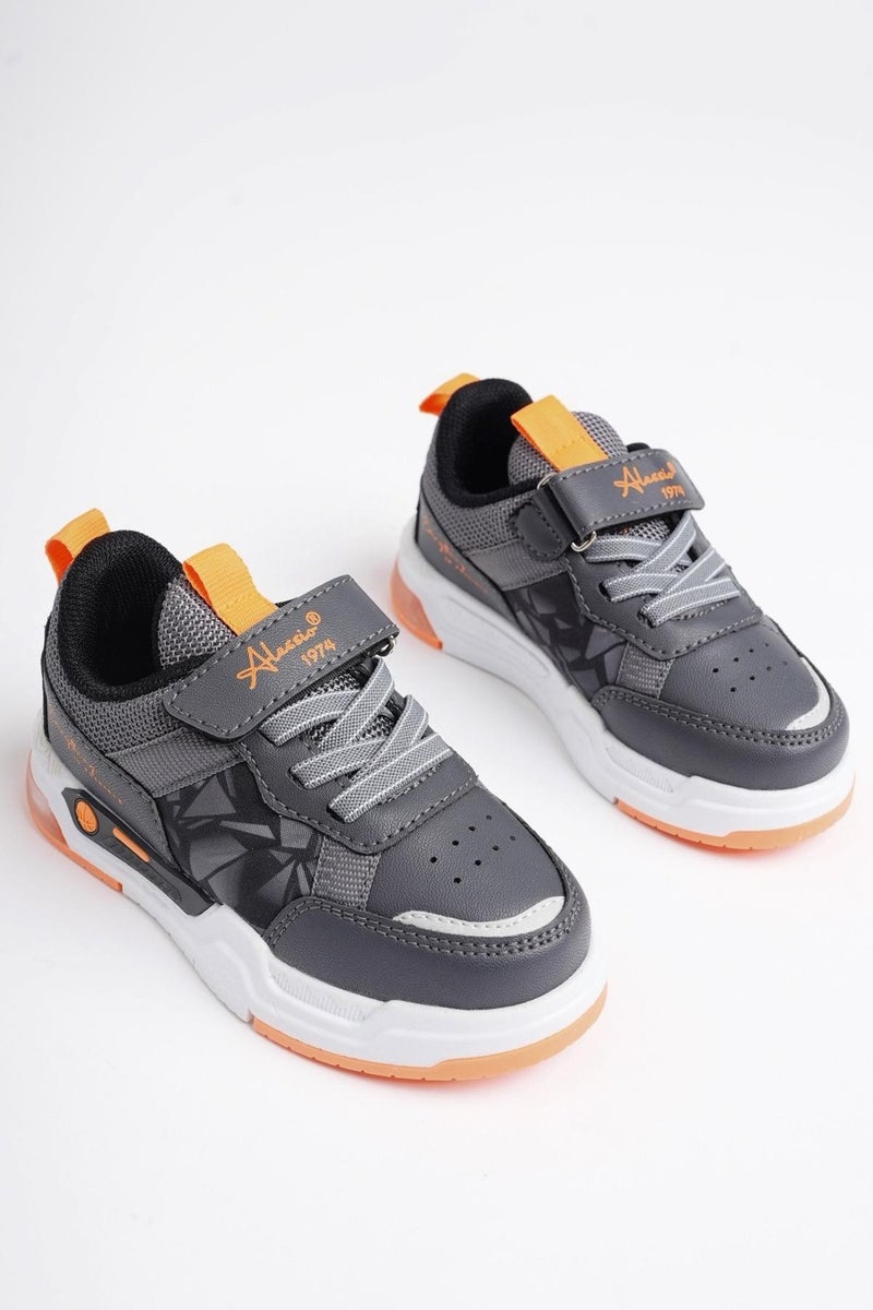muggo Dory Guaranteed Luminous Laced and Velcro Children's Sneaker Sports Shoes  - Image 3
