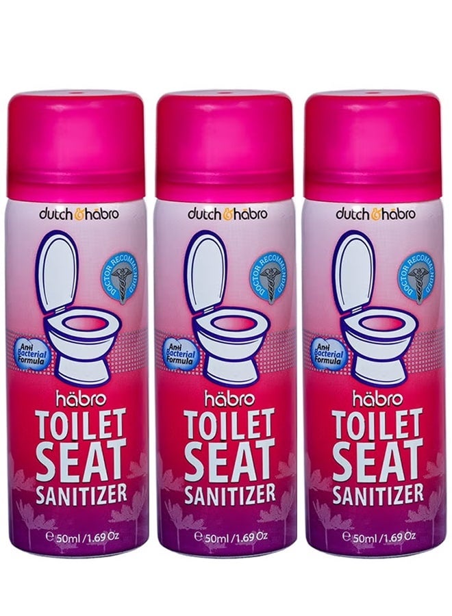 Habro Toilet Seat Sanitizer 3x50 ML - Image 1