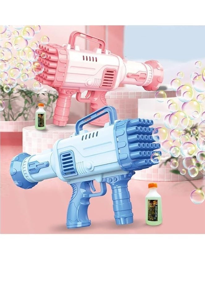 Electric Bubble Gun Colorful Bubble Gun Toy Color (Multicolor) -32  - Image 1