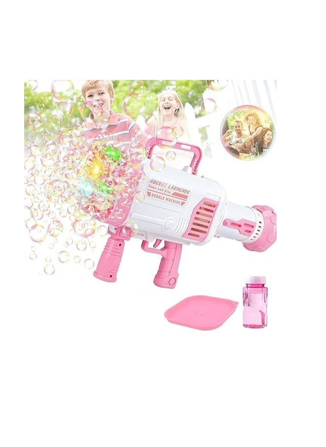 Electric Bubble Gun Colorful Bubble Gun Toy Color (Multicolor) -32  - Image 2