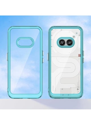 جراب Case for Nothing Phone 2A، ممتص صدمات ناعم مع غطاء خلفي صلب من مادة البولي كربونات الشفافة مقاوم للصدمات جرابات Cases for Nothing Phone 2A-أزرق - view 2
