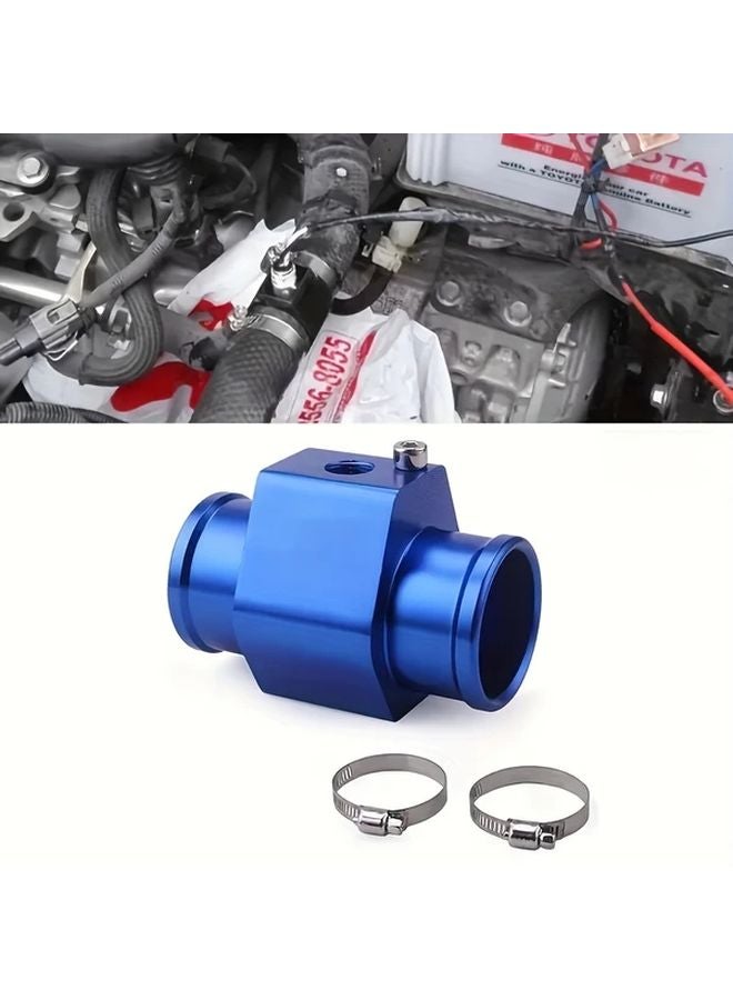 Blue 1 26 بوصة محول استشعار درجة حرارة الماء مع 2 مشبك خرطوم لمبرد السيارة - Image 4