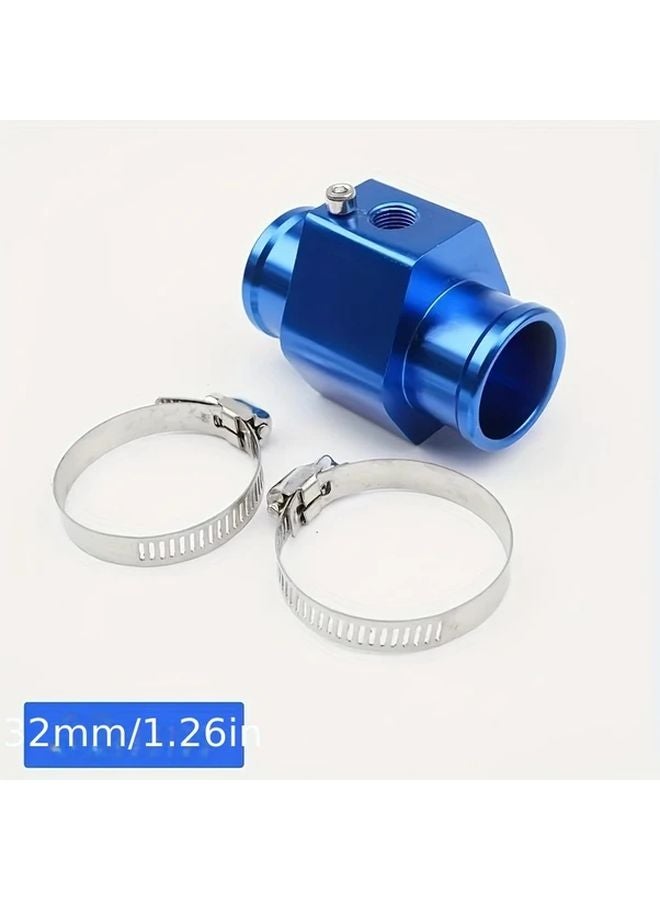 Blue 1 26 بوصة محول استشعار درجة حرارة الماء مع 2 مشبك خرطوم لمبرد السيارة - Image 1