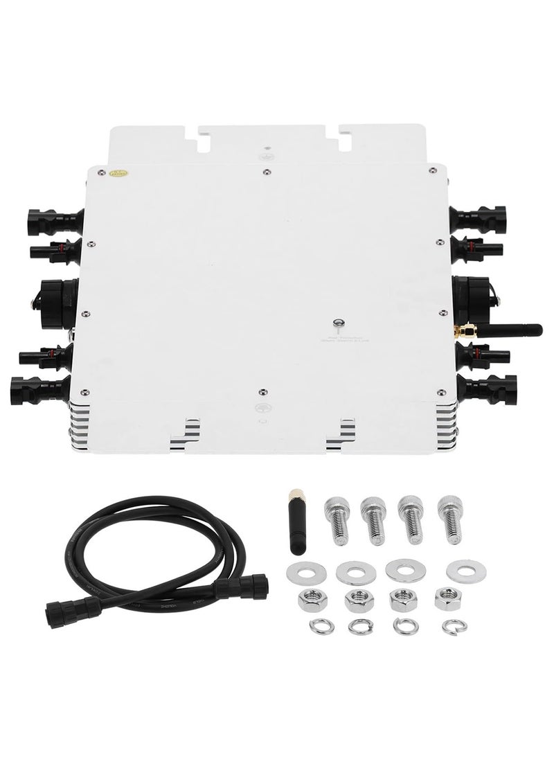 GGOOT - WVC-2800 Micro Solar Inverter Grid Tied 22-60VDC Input 120-230VAC Output, 2800W IP65 Waterproof Pure Sine Wave Inverter Built in MPPT Controller, Natural Cooling Remote Controller, Single 3 Phase - Image 1