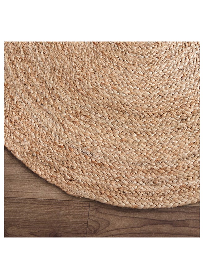 هوم بوكس سجادة دائرية من الجوت المجدول يدويًا من ناتورا  ×  سم - Image 3