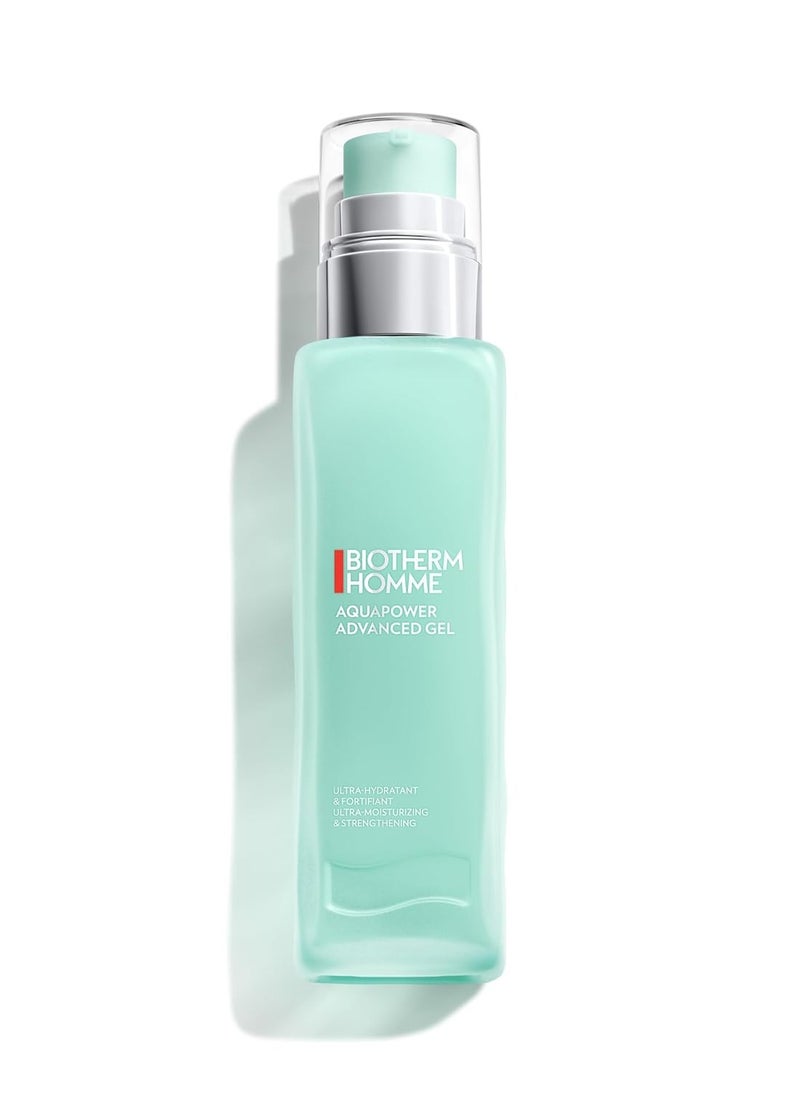 BIOTHERM Aquapower Advanced Gel, Men's Gel Face Moisturizer That Hydrates And Strengthens Skin, Fresh And Fast-Absorbing Water-Gel Formula  - Image 1