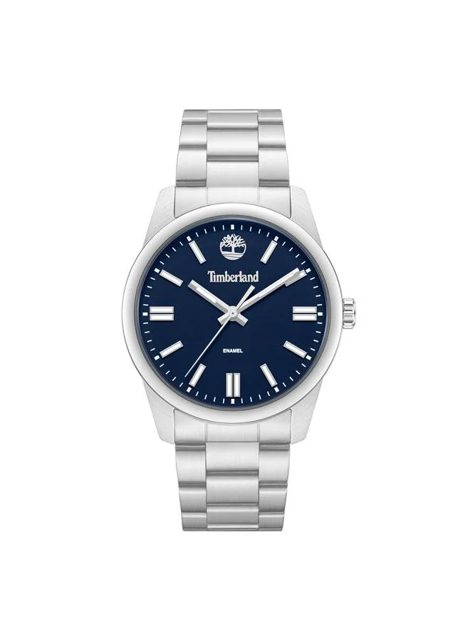تمبرلاند Midnight Mine Blue Dial Stainless Steel Bracelet Analog Watch for Men, 42mm