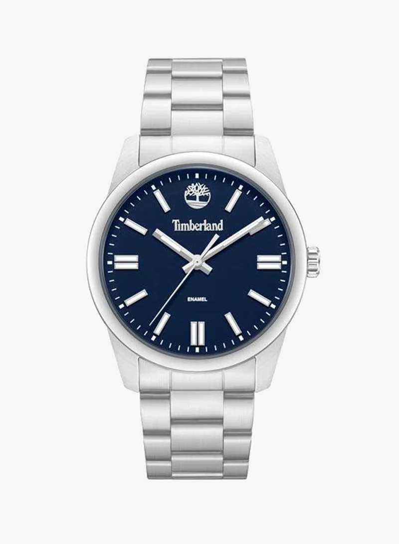 تمبرلاند Midnight Mine Blue Dial Stainless Steel Bracelet Analog Watch for Men, 42mm