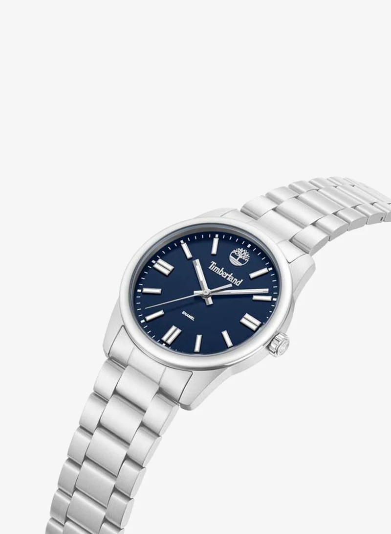 تمبرلاند Midnight Mine Blue Dial Stainless Steel Bracelet Analog Watch for Men, 42mm