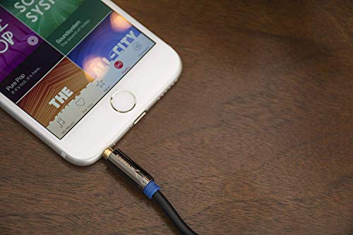 SABRENT 3.5mm Gold Plated Premium Auxiliary Male to Male AUX Cable [Step Down Design] 16 Feet (CB-AUX5) - Image 5