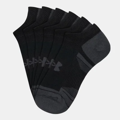 UNDER ARMOUR Kids' UA Performance Tech No Shoe Socks (3 Pack)