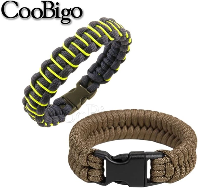 CooBigo 30 عبوة بألوان متنوعة مشبك بلاستيكي منحني 5/8" للإفراج الجانبي لحبل المظلة 550 حبل بارا كورد سوار للحيوانات الأليفة في الهواء الطلق حزام حبال حقيبة ظهر ملحقات الخياطة - Image 4