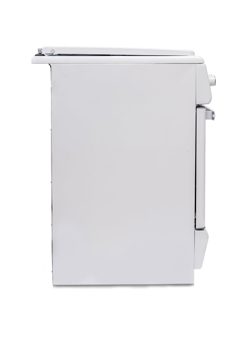 أوجين - فرن كهربائي أوجين 60x60 سم ,4 شعلات كهربائية, أبيض - FW6043MXZW - Image 1