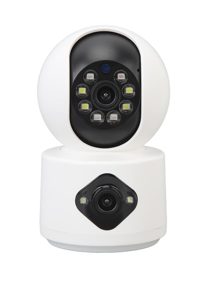 Generic - Garosa Dual Lens Design Security Camera 2 Way Talk Full Panoramic View Baby Camera Monitor High Definition Dual Lens Indoors Security Camera - Image 1