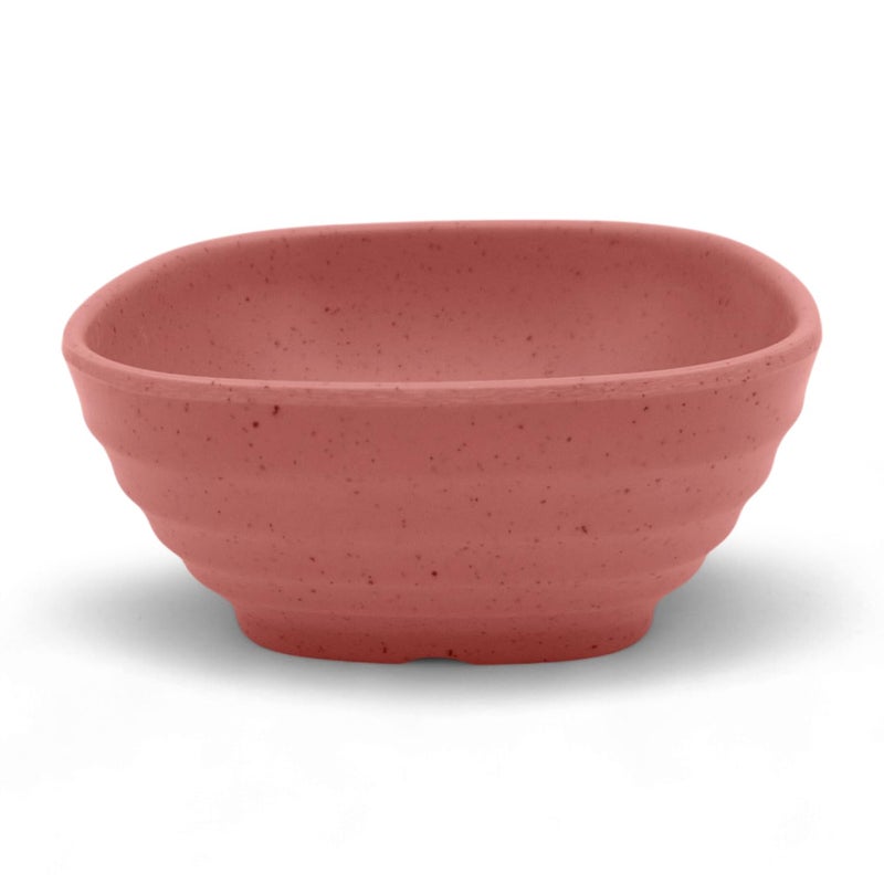 Superware | Pure Melamine | Square Round Katori Set - Pink Sand 3.5” (6 nos.) | Stain Free, Glazed Finish - Image 3