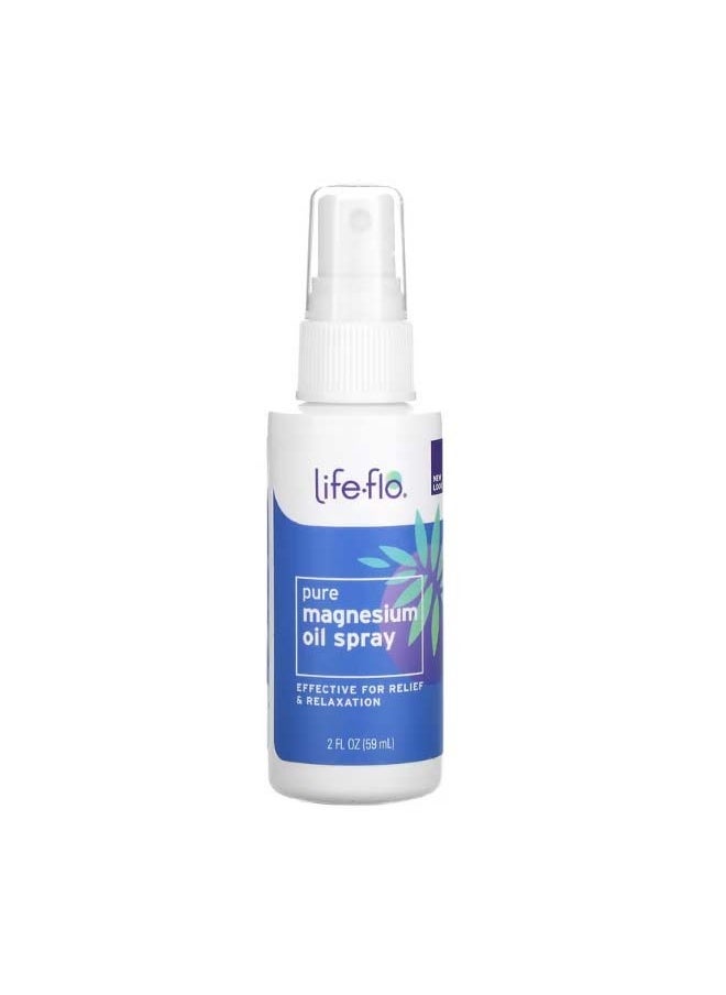 Life-flo Pure Magnesium Oil Spray 2 fl oz 59 ml  - Image 1