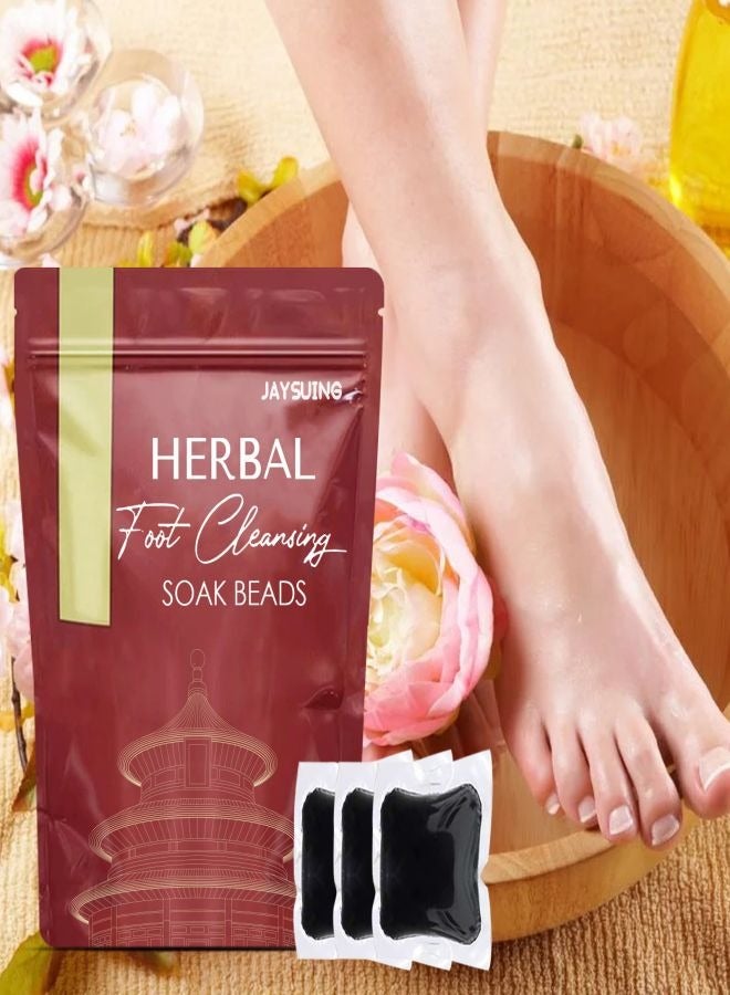 Jaysuing 10PCS Herbal Foot Cleaning Soak Beads, Herbal Body Detox Foot Soak, Foot Spa Pedicure With Bath Salt, Foot Cream, Foot Scrub, Natural Herbal Foot Massage Beads For Men And Women,FRESH your body  - Image 4