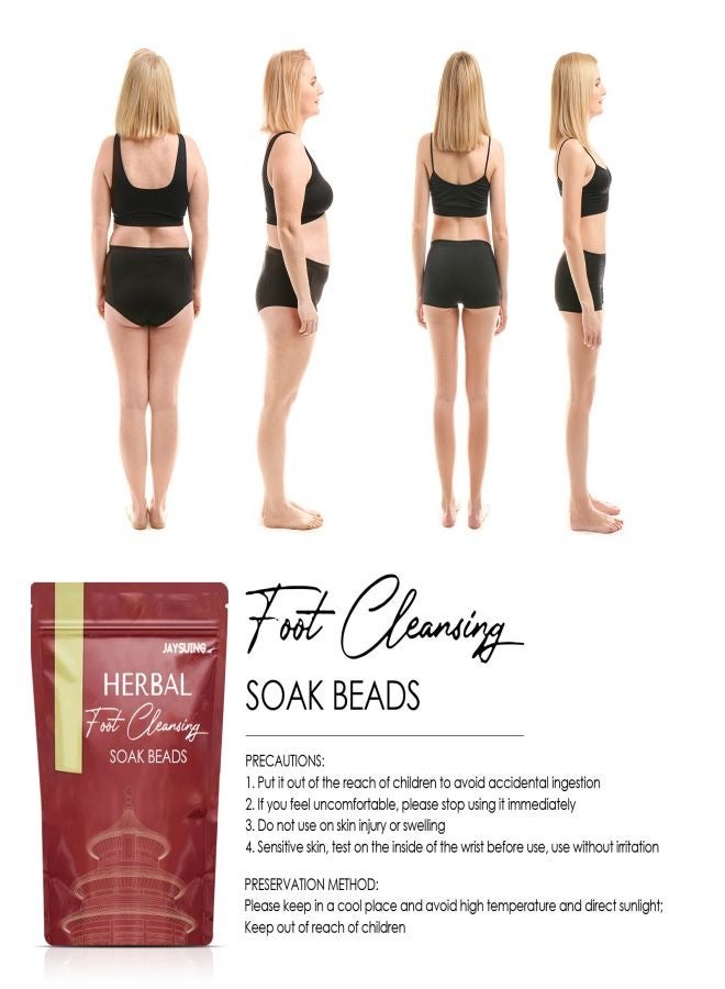 Jaysuing 10PCS Herbal Foot Cleaning Soak Beads, Herbal Body Detox Foot Soak, Foot Spa Pedicure With Bath Salt, Foot Cream, Foot Scrub, Natural Herbal Foot Massage Beads For Men And Women,FRESH your body  - Image 3