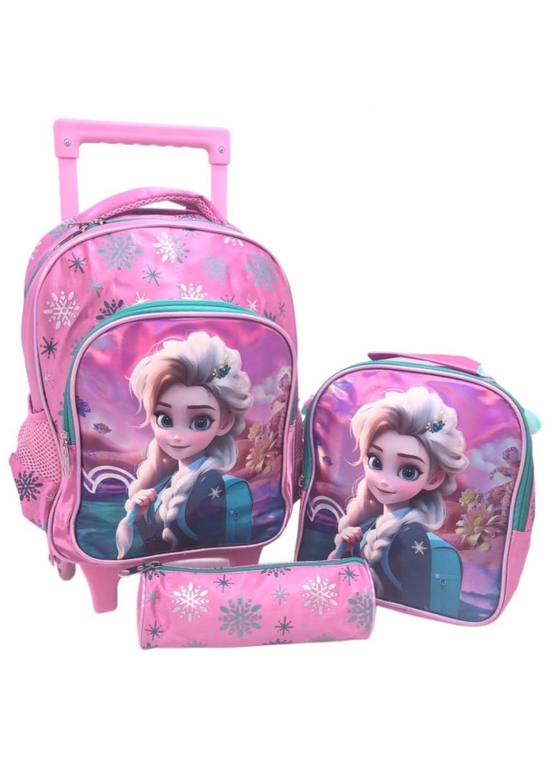 Cartoon (Princess) Printed School Trolley Bag for Kids 16 Inch with Lunch Bag and Pencil Pouch Included - pzsku/ZFC865E7F1386B0177387Z/45/_/1739193128/e7938f90-1be7-4a2f-bb13-59dd2cb2203c