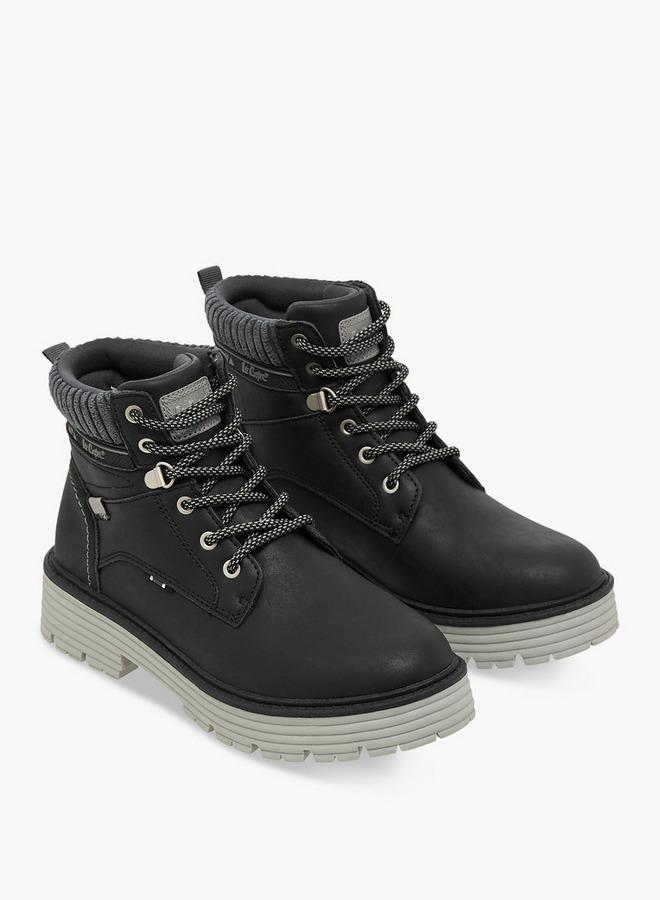 لي كوبر بوت نسائي بكعب عالي مزين بالدانتيل - Image 3