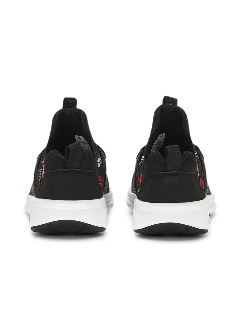 PUMA - Enzo 2 Refresh Brand Love Kids Unisex Black Shoes - Image 1