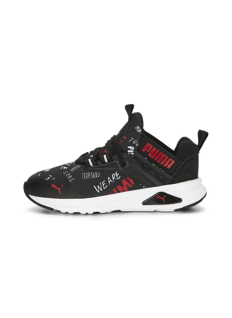 PUMA - Enzo 2 Refresh Brand Love Kids Unisex Black Shoes - Image 1