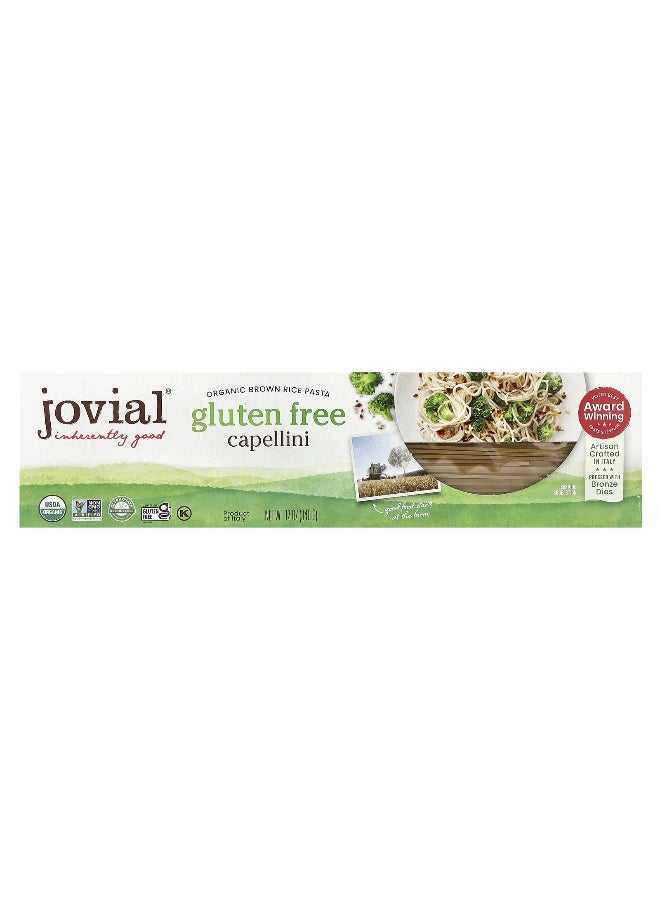 Jovial Jovial, Organic Brown Rice Pasta, Capellini, 12 oz (340 g)  - Image 1