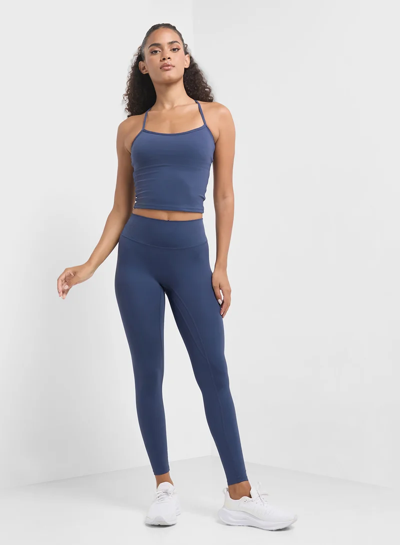FRWD Strappy Seamless Vest & Sculpting Leggings Set
