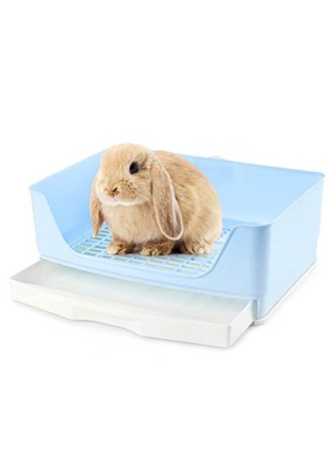 baffect Baffect Rabbit Litter Box, 2pcs (Blue)  - Image 4