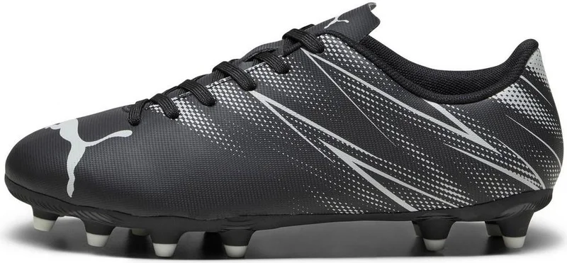 PUMA Attacanto FgAg Jr Kids Black Football Cleats (Turf Ground) 10748001