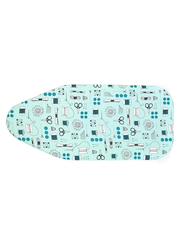 Heavy Duty Tabletop Ironing Board, Small Mini Ironing Table, 100% Cotton Cover, Compact Storage, Lightweight, Ideal for Travel and over bed use, Left and Right-Handed Use, 60 x 30cm Random Colors