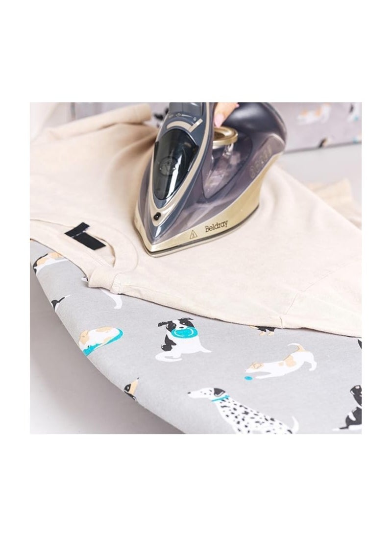 Heavy Duty Tabletop Ironing Board, Small Mini Ironing Table, 100% Cotton Cover, Compact Storage, Lightweight, Ideal for Travel and over bed use, Left and Right-Handed Use, 60 x 30cm Random Colors