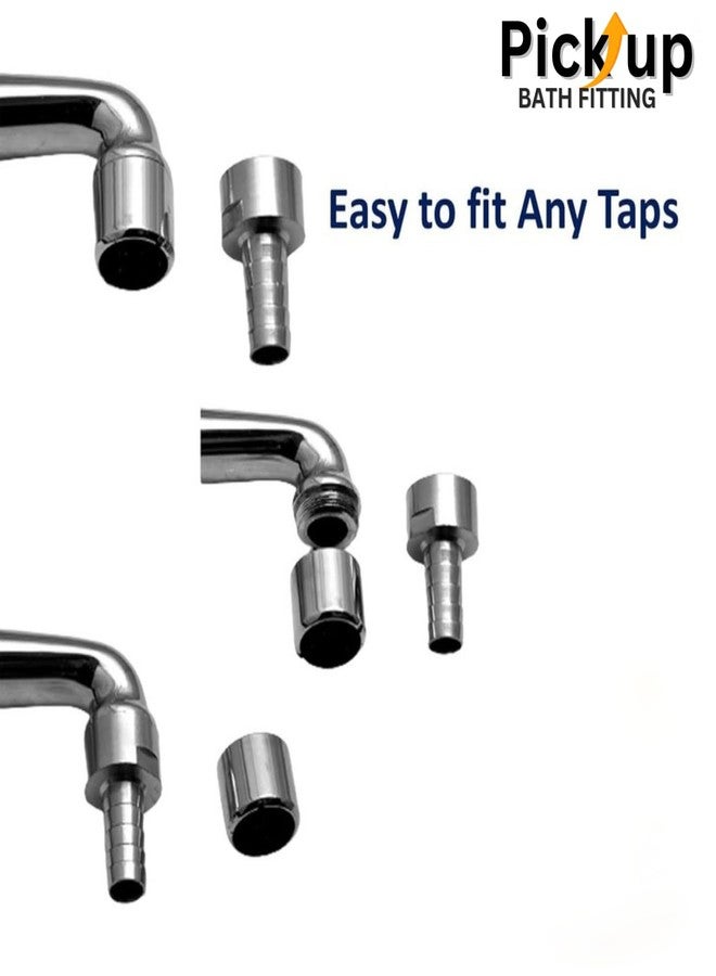 PICK - UP PICK UP® Chrome Plated Brass Nozzle Male | Extension for Water Tap, Garden etc./ Pack of-1 - Image 3