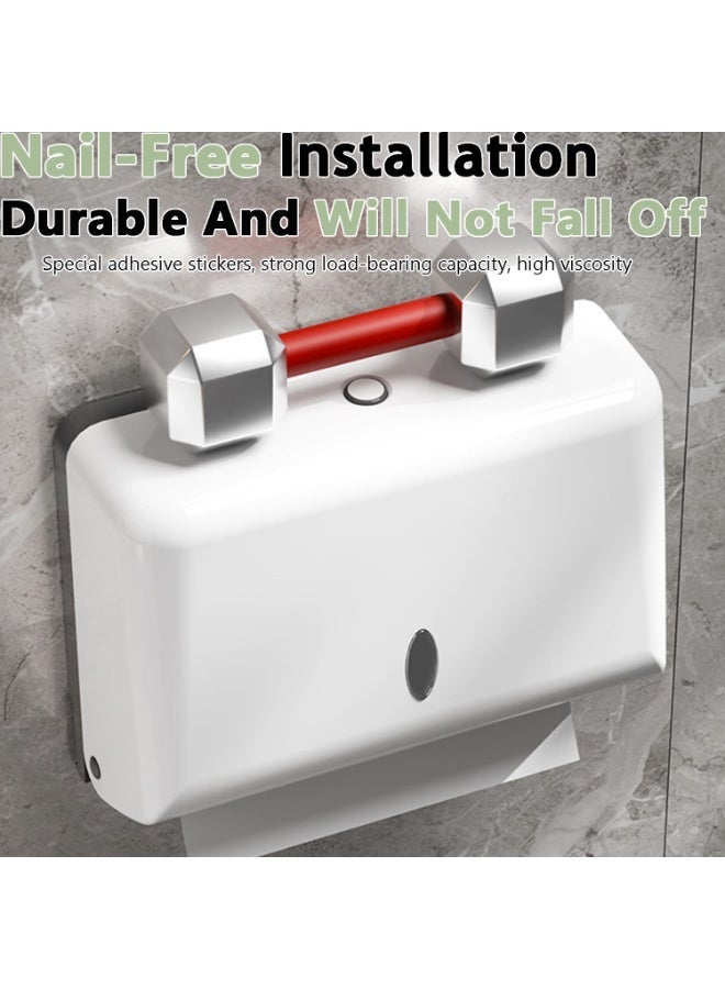Wall-Mounted Paper Towel Dispenser, Commercial Hand Towel Holder for Bathroom & Kitchen - Image 5