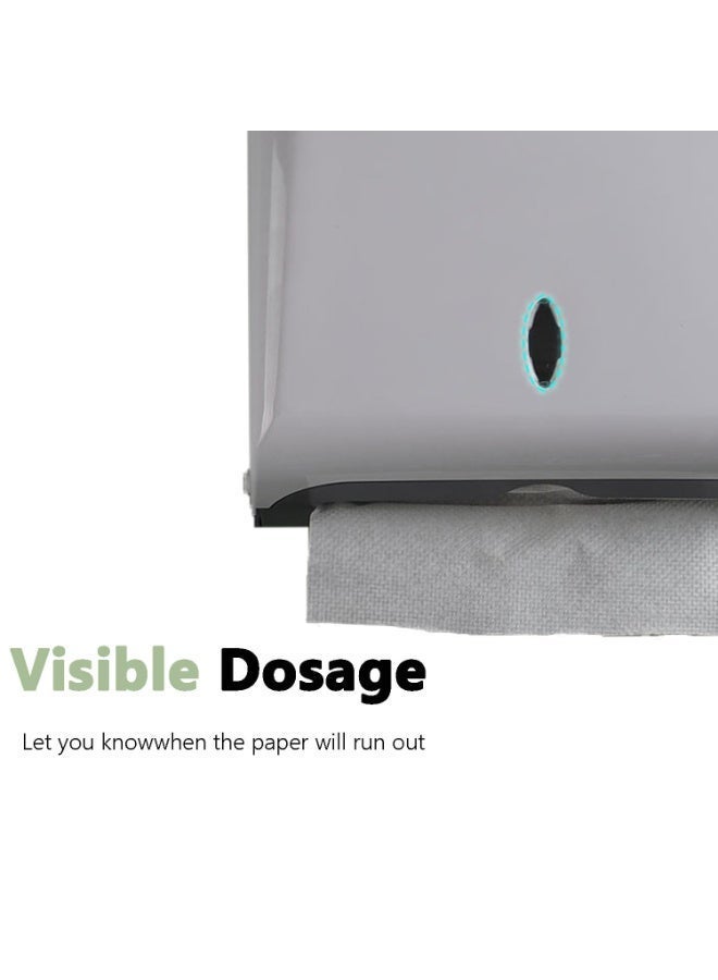 Wall-Mounted Paper Towel Dispenser, Commercial Hand Towel Holder for Bathroom & Kitchen - Image 4