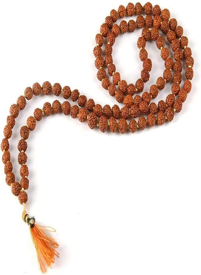 IS4A Nepali Rudraksha Mala with Certificate for Wearing and Japa Mala (5 Mukhi Mala, 108 Beads Mala). - Image 4