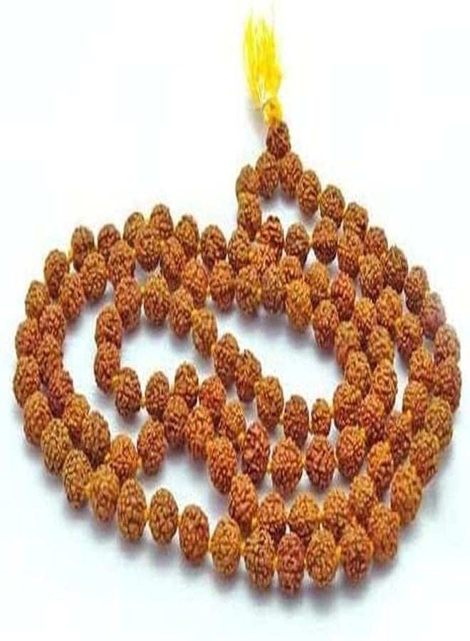 IS4A Nepali Rudraksha Mala with Certificate for Wearing and Japa Mala (5 Mukhi Mala, 108 Beads Mala). - Image 2