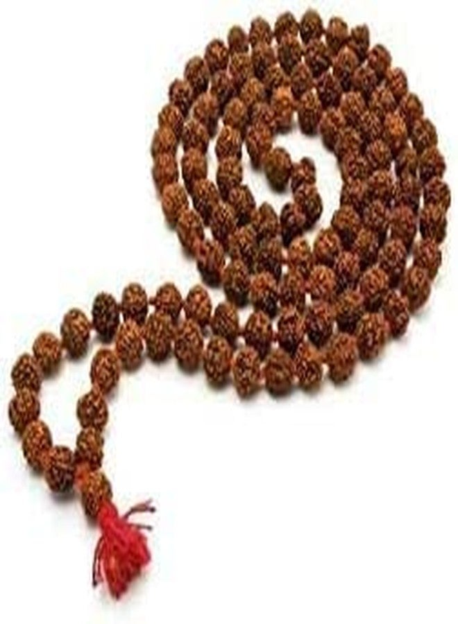 IS4A Nepali Rudraksha Mala with Certificate for Wearing and Japa Mala (5 Mukhi Mala, 108 Beads Mala). - Image 5