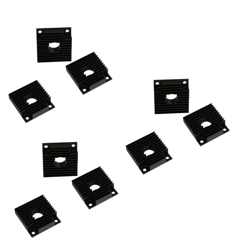 Aluminum Heat Sink Radiator Kit For Printer Processor Cooling 3 Pcs Set Efficient Durable - Image 2