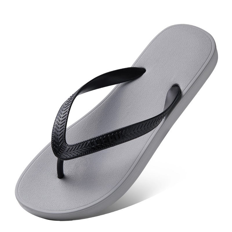 Simple Flip-Flops for Couples, Beach Flip-Flops for Men and Women, Summer Flat-Soled Anti-Slip and Anti-Odor Flip-Flops