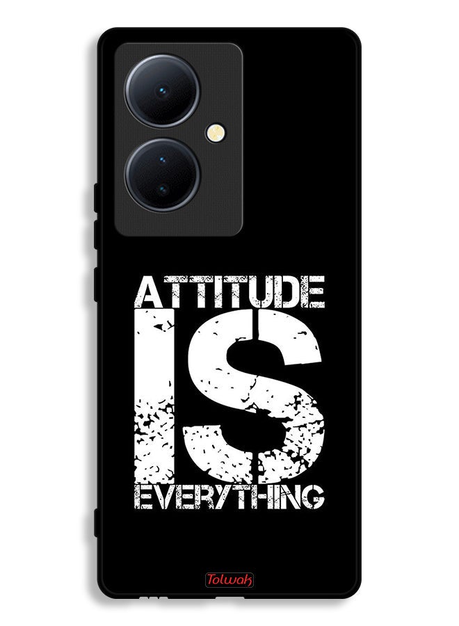 Tolwak vivo Y78 Protective Case Cover Attitude Is Everything - Image 1