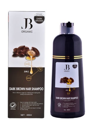 JB Argan Oil Hair Color Shampoo Dark Brown 3 In 1  400 ML - pzsku/ZFC8712060F9C0568D582Z/45/_/1706959369/996d9efa-4681-44e2-b73f-c32df6b49f88