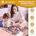 Artipuz Wooden Puzzles for Adults Bulldog Wooden Puzzle Unique Shape Dog Wood Jigsaw Puzzle for Adults Wood Puzzles Adult Gifts for Family Wall Art Home Decor 110pcs 83 76in S - Image 4
