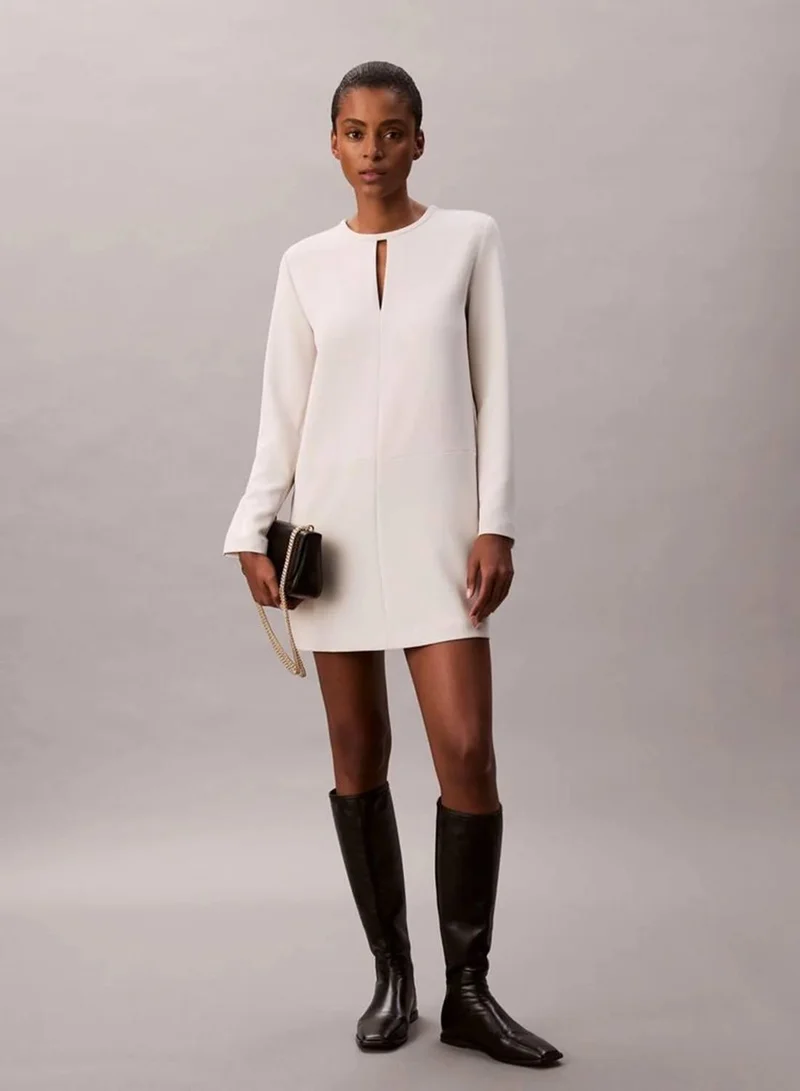 CALVIN KLEIN Crepe Tailored Mini Dress