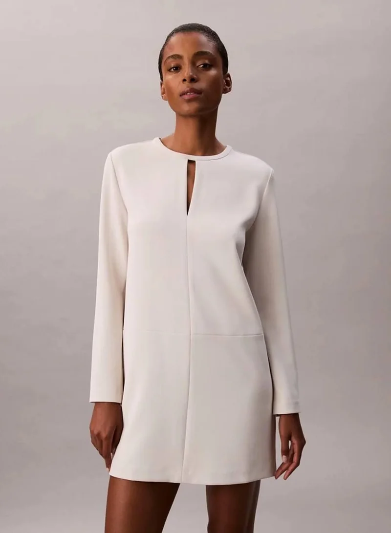 CALVIN KLEIN Crepe Tailored Mini Dress